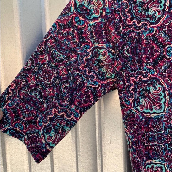 NWT Lularoe Julia Print Dress XXS - Picture 6 of 7